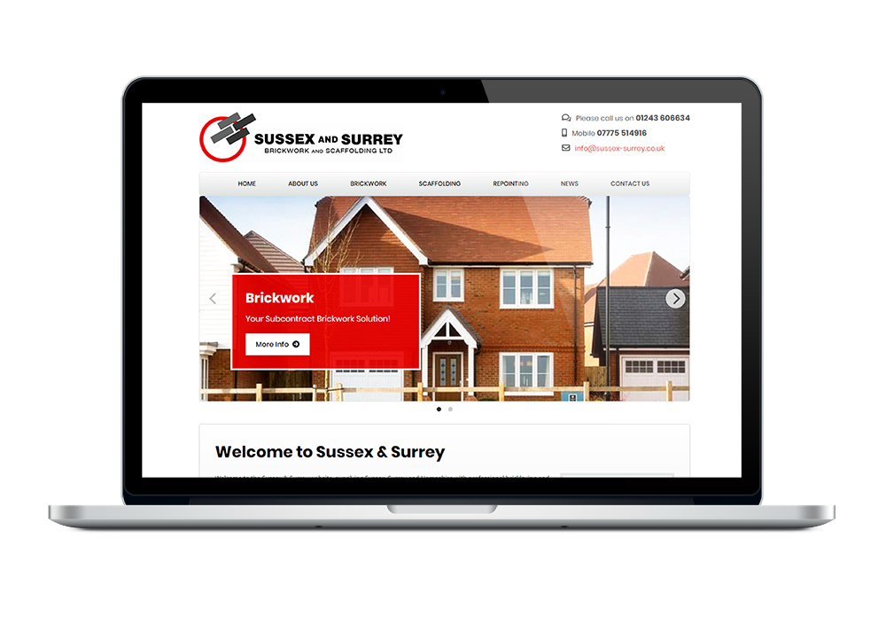 Sussex & Surrey Website Design & Development